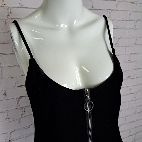 7 for all mankind Black Velvet Tank Top - Picture 2 of 9